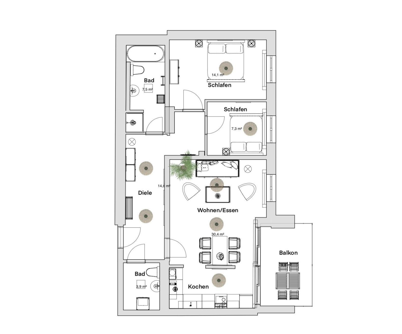 Pineapple Apartments Dresden Zwinger VII - 78 Qm - 1X Free Parking - Kültér fotó